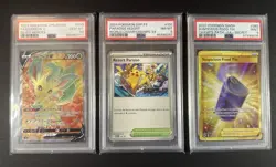 15 Pokemon Graded Slab Lot | PSA CGC AGS TAG Leafeon Mewtwo - Image 2