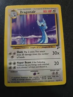 1999 Pokemon Gaming Set Unlimited Dragonair #18/102 Rare - Image 1