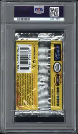 1999 Pokemon Base Set Booster Pack Charizard Sealed Pack PSA 10 Gem Mint - Image 2