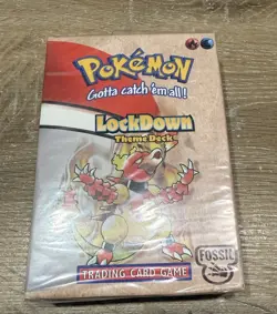 Pokemon Fossil Set Lockdown Theme Deck 1999 Wizards of the Coast Factory Sealed - Image 1