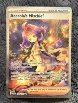 Pokemon TCG Mega Evolutions Acerola's Mischief Sir 183/132, Near Mint - Image 1
