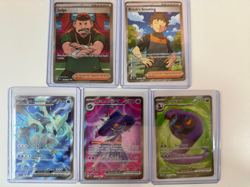 Pokemon Various SR Set Lot 5 English - All NM - Full Art and Trainers - Image 1