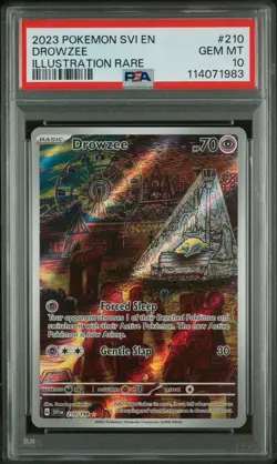 PSA 10 - Pokemon Scarlet & Violet Base Set - Drowzee Illustration Rare 210/198 - Image 1