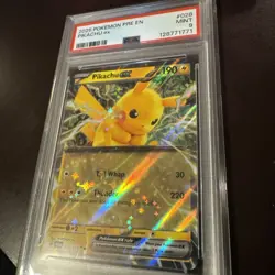 POKEMON 2025 Prismatic Evolutions PIKACHU Ex #028 PSA 9 Mint RARE - Image 2