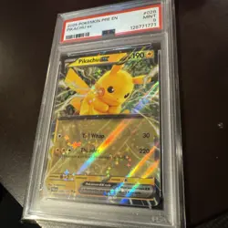 POKEMON 2025 Prismatic Evolutions PIKACHU Ex #028 PSA 9 Mint RARE - Image 3