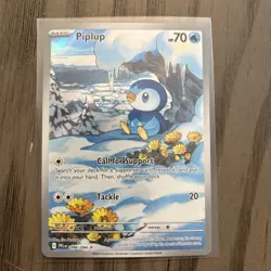 Piplup 98/94 IR Illustration Rare NM - Pokemon Phantasmal Flames pack fresh - Image 1