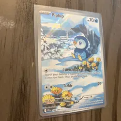 Piplup 98/94 IR Illustration Rare NM - Pokemon Phantasmal Flames pack fresh - Image 2