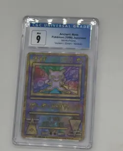 Ancient Mew Pokemon 1999 Japanese Movie Promo Version 1 Error Nintedo CGC 9 Mint - Image 1