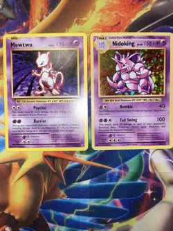 Pokemon TCG: Nidoking #45/108 XY Evolutions Holo Rare Mewtwo Regular Rare LP - Image 1
