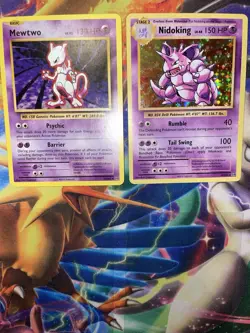 Pokemon TCG: Nidoking #45/108 XY Evolutions Holo Rare Mewtwo Regular Rare LP - Image 2