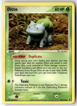 Ditto ⭐ 36/113 Uncommon Delta Species 2005 Pokemon NM - Image 1