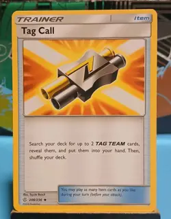 Tag Call 206/236 Sm-Cosmic Eclipse Non Holo Mint Condition Pokemon 2019 - Image 1