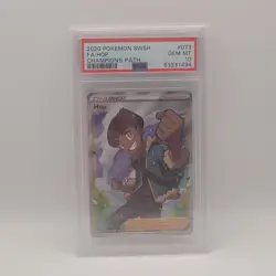 Hop Trainer Full Art PSA 10 - 073 Sword & Shield Champion's Path Pokemon TCG - Image 1