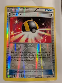 Ultra Ball 113/124 - XY Fates Collide Pokemon Reverse Holo Foil Nice! - Image 1