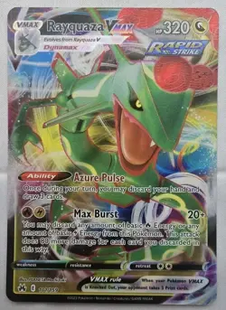 Rayquaza Vmax 101/159 Ultra Rare Holo Crown Zenith Sword & Shield Pokemon NM - Image 1