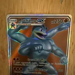 Pokemon TCG Machamp GX Burning Shadows 135/147 Holo Full Art Ultra Rare 2017 - Image 2
