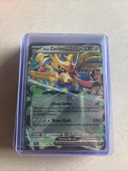 Pokemon TCG Hop's Zacian ex 111/159 Ultra Rare Journey Together NM - Image 2