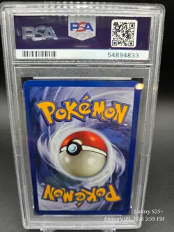 PSA 9 MINT 1999 POKEMON FOSSIL 31 ARBOK 1ST EDITION ENGLISH - Image 2