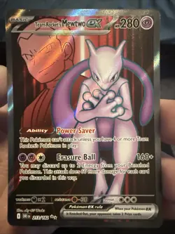 Pokemon TCG Team Rockets Mewtwo EX 213/182 Ultra Rare Destined Rivals - Image 1