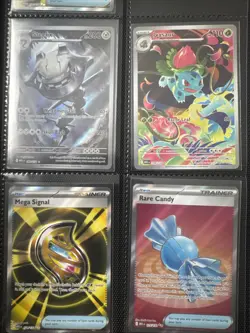 Pokemon Illustration Rare Lot Of 7 Mega Evolutions Steelix Ivysaur Snover Absol - Image 2