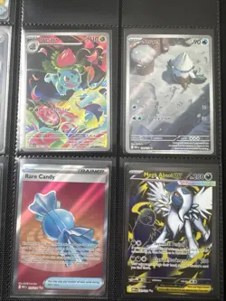 Pokemon Illustration Rare Lot Of 7 Mega Evolutions Steelix Ivysaur Snover Absol - Image 3