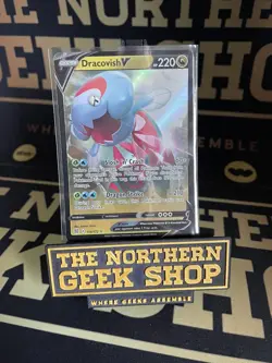 Pokemon TCG Dracovish V Sword & Shield: Brilliant Stars 114/172 Holo Ultra Rare - Image 1