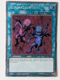 Verbrecher-Duo RA04-DE114 Platinum Secret Rare DE NM YUGIOH - Image 1