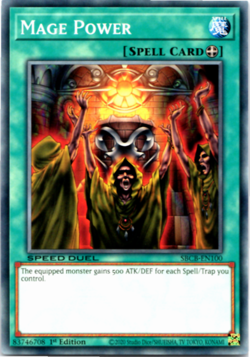 MAGE POWER SBCB-EN100 - Common - 1st Edition Yugioh - Image 1