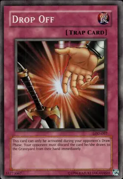 Drop Off - Super Rare LOD-097 - MP - YuGiOh - Image 1