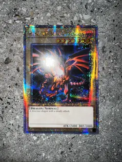 YugiOh Red-Eyes Black Dragon LC01-EN006 Quarter Century Secret Rare Limited Ed - Image 3
