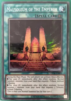 YuGiOh Mausoleum of the Emperor Super Rare OP16-EN006 - Image 1