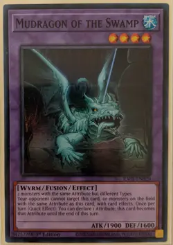 YuGiOh Mudragon of the Swamp Super Rare 1st Edition RA01-EN028 - Image 1