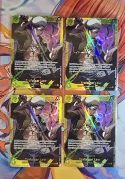 Trafalgar Law SEC OP10-119 (Reprint) One Piece PRB-02 English x4 NM - Image 3