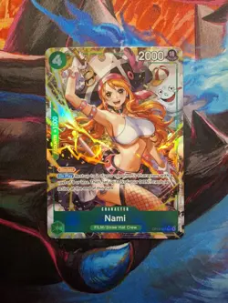 One Piece CCG Nami Alternate Art OP14-031 The Azure Sea's Seven English - Image 1