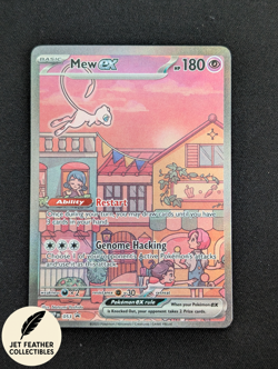 Mew ex 053 Scarlet & Violet Black Star Promo Card Holo Pokemon TCG - Image 1