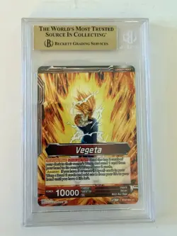 SSB Vegeta Saiyan Pride SLR Card Dragon Ball Super Masters History of Z BGS 10 - Image 2