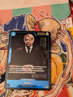 SANJI P-050, 2024 ONE PIECE CARD GAME, LIVE ACTION PREMIUM COLLECTION FOIL - Image 1