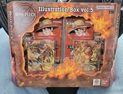 Bandai One Piece Card Game Illustration Box vol. 5, Brand New, Factory Sealed - Image 1