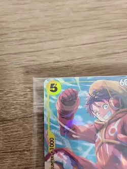 One Piece - Monkey D. Luffy - Alt Art Promo Card OP07-109 Sealed - Image 2