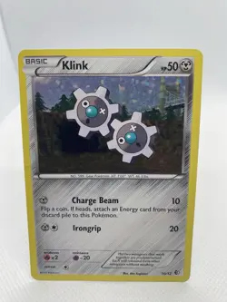 Klink McDonalds Promo 10/12 Holo MP Pokemon Trading Card Game - Image 1