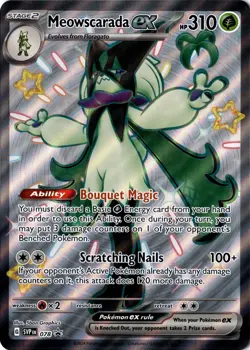 Meowscarada ex 078 Promo Jumbo Pokemon Card Holo - Image 1