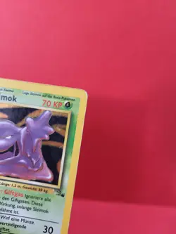 Pokemon Karte/card - Sleimok Muk 13/62 Fossil Holo 1. Edition Very Good - Image 3