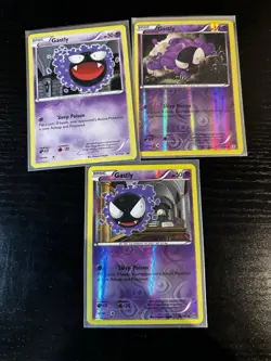 Pokemon TCG 3 Rare gastly cards | 58 | 33 | xy132 - Image 1
