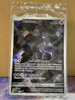 Mewtwo 151 UPC Sealed SVP 052 Black Star Promo Pokemon Card Game #2 - Image 1