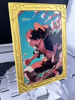 Monkey D. Luffy One Piece Waifu Gold Serial Premium Metal Card - #19/33 Anime - Image 4