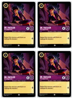 2023 Disney Lorcana Rise of the Floodborn Amethyst Playset lot x9 36 Total Cards - Image 3