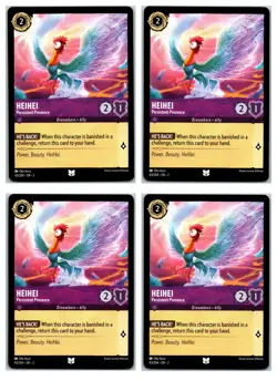 2023 Disney Lorcana Rise of the Floodborn Amethyst Playset lot x9 36 Total Cards - Image 4
