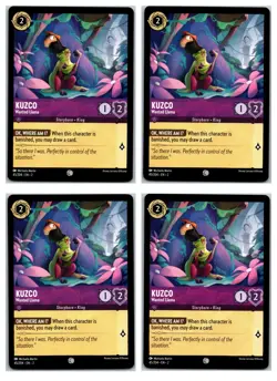 2023 Disney Lorcana Rise of the Floodborn Amethyst Playset lot x9 36 Total Cards - Image 5
