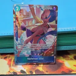 Bandai One Piece CCG Nefeltari Vivi EB04-025 Holo Character Card 4000 Power - Image 1