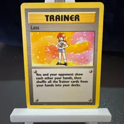 Pokemon Cards: Trainer Base Set Rare: Lass 75/102 TCG 1999 WOTC Vintage - Image 1